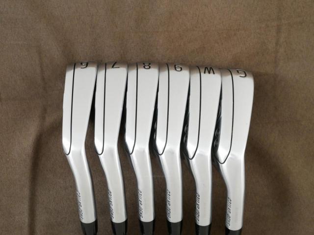 Iron set : PXG : ชุดเหล็ก PXG 0311XP GEN 6 Forged Milled (รุ่นปี 2024 ตีไกล สวย ฟิลดี) มีเหล็ก 6-Pw,Aw (6 ชิ้น) ก้านกราไฟต์ Mitsubishi VANQUISH 5 Flex R