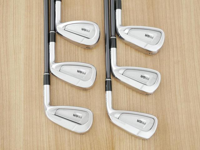 Iron set : PRGR : ชุดเหล็ก PRGR 02 Forged (ปี 2021 นุ่มมาก หายาก) มีเหล็ก 5-Pw (6 ชิ้น) ก้านกราไฟต์ Mitsubishi Diamana Flex SR