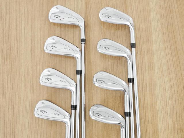 Iron set : Callaway : ชุดเหล็ก Callaway ELYTE Max Fast (ออกปี 2025 ตีง่ายมาก ไกล Japan Spec.) มีเหล็ก 6-Pw,Aw,Gw,Sw (8 ชิ้น) ก้านเหล็ก NS Pro ZELOS 7 Flex S
