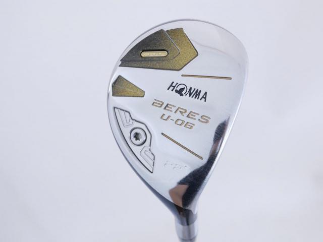 Fairway Wood : Honma : **ก้าน 3 ดาว มีบุบ** ไม้กระเทย Honma Beres U-06 (ปี 2019) Loft 22 ก้าน ARMRQ X (47) Flex S (3 ดาว)