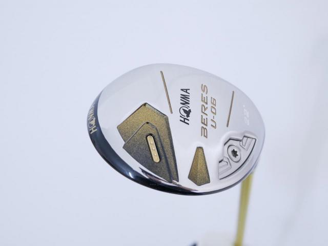 Fairway Wood : Honma : **ก้าน 3 ดาว มีบุบ** ไม้กระเทย Honma Beres U-06 (ปี 2019) Loft 22 ก้าน ARMRQ X (47) Flex S (3 ดาว)