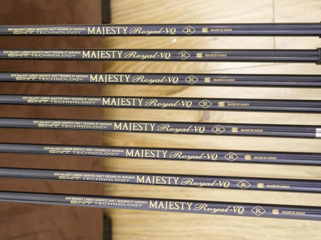 Iron set : Maruman : ชุดเหล็ก Maruman Majesty Royal VQ (รุ่นท๊อปสุด) มีเหล็ก 5-Pw,Aw,Sw (8 ชิ้น) ก้านกราไฟต์ Flex R