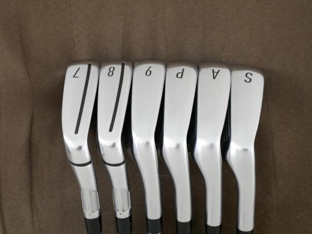 Lady club : All : ชุดเหล็ก Taylormade Qi (รุ่นล่าสุด ออกปี 2024 Japan Spec.) มีเหล็ก 7-Pw,Aw,Sw (6 ชิ้น) ก้านกราไฟต์ Mitsubishi ELDIO TM40 Flex A (Lady)