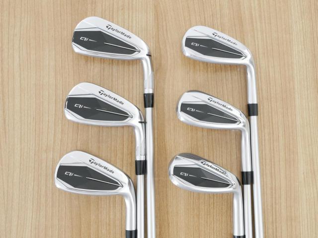 Lady club : All : ชุดเหล็ก Taylormade Qi (รุ่นล่าสุด ออกปี 2024 Japan Spec.) มีเหล็ก 7-Pw,Aw,Sw (6 ชิ้น) ก้านกราไฟต์ Mitsubishi ELDIO TM40 Flex A (Lady)