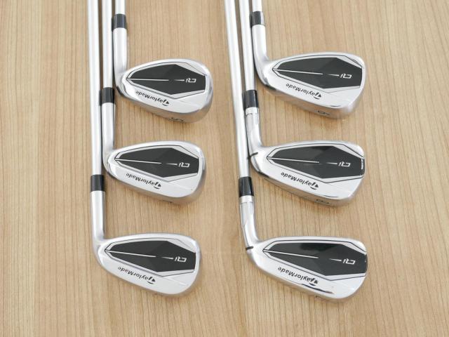 Lady club : All : ชุดเหล็ก Taylormade Qi (รุ่นล่าสุด ออกปี 2024 Japan Spec.) มีเหล็ก 7-Pw,Aw,Sw (6 ชิ้น) ก้านกราไฟต์ Mitsubishi ELDIO TM40 Flex A (Lady)