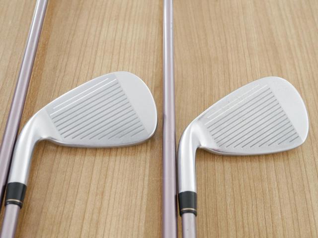 Lady club : All : ชุดเหล็ก Taylormade Gloire (รุ่นท๊อปสุด Japan Spec. ใบใหญ่ ตีง่าย ไกล) มีเหล็ก 7-Pw,Sw (5 ชิ้น) ก้านกราไฟต์ Flex L