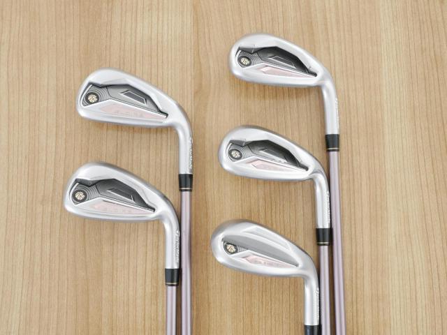 Lady club : All : ชุดเหล็ก Taylormade Gloire (รุ่นท๊อปสุด Japan Spec. ใบใหญ่ ตีง่าย ไกล) มีเหล็ก 7-Pw,Sw (5 ชิ้น) ก้านกราไฟต์ Flex L