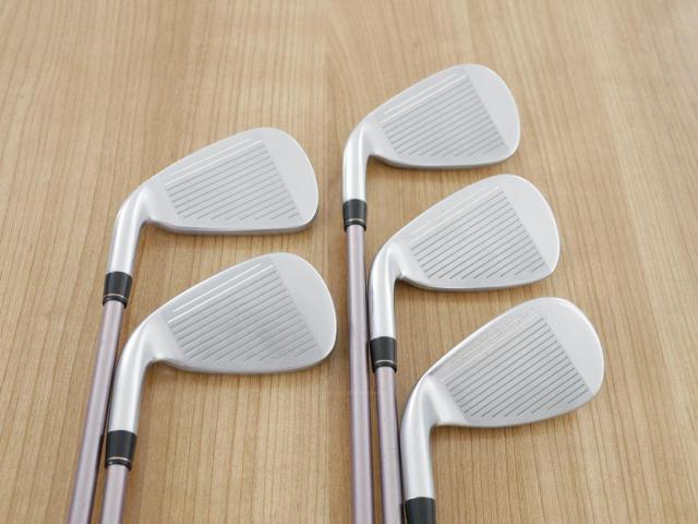 Lady club : All : ชุดเหล็ก Taylormade Gloire (รุ่นท๊อปสุด Japan Spec. ใบใหญ่ ตีง่าย ไกล) มีเหล็ก 7-Pw,Sw (5 ชิ้น) ก้านกราไฟต์ Flex L