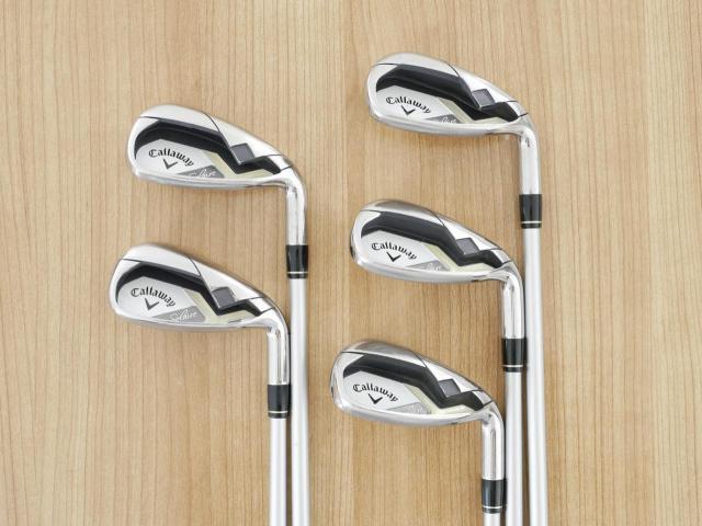 Lady club : All : ชุดเหล็ก Callaway Solaire (ใบใหญ่ ตีง่ายมาก) มีเหล็ก 8-Pw,Aw,Sw (5 ชิ้น) ก้านกราไฟต์ Flex L