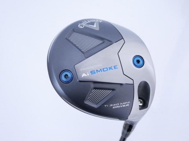 Driver : Callaway : มินิไดรเวอร์ Callaway Paradym Ai SMOKE Ti 340 Mini (รุ่นปี 2024 Japan Spec.) Loft 13.5 (ปรับได้) ก้าน Mitsubishi TENSEI 60 Flex SR