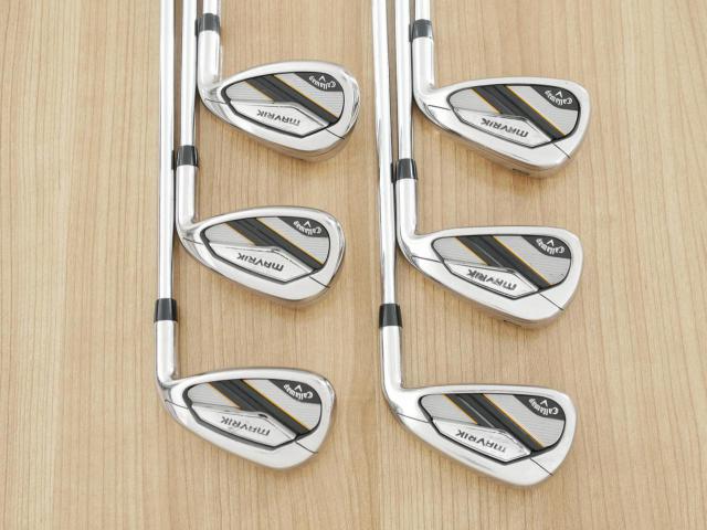 Iron set : Callaway : ชุดเหล็ก Callaway Mavrik (ปี 2020 ตีง่าย ไกลมากๆ) มีเหล็ก 6-Pw,Aw (6 ชิ้น) ก้านเหล็ก NS Pro Zelos 7 Flex S