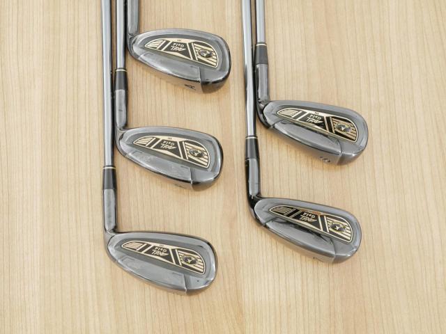 Iron set : Tsuruya : ชุดเหล็ก Tsuruya AXEL Gold Premium III (ออกปี 2019 ของใหม่ 6 หมื่นกว่าบาท หน้าเด้งสุดๆ ไกลสุดๆๆ) มีเหล็ก 7-Pw,Aw (5 ชิ้น) ก้านกราไฟต์ Flex R