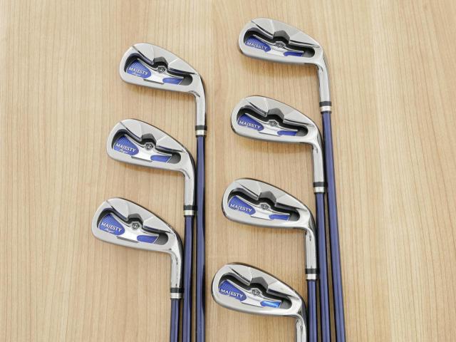 Iron set : Maruman : ชุดเหล็ก Maruman Majesty Royal SP (รุ่นท๊อปสุด ตีง่าย เด้ง ไกลมากๆ) มีเหล็ก 5-10,Pw (7 ชิ้น ระยะเทียบเท่า 4-Pw) ก้านกราไฟต์ Flex R