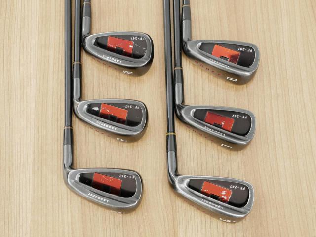 Iron set : Daiwa : ชุดเหล็ก Daiwa Labospec FF-247 (หน้าเด้ง ตีไกลสุด ง่ายสุดของ Daiwa) มีเหล็ก 6-Pw,Aw (6 ชิ้น) ก้านกราไฟต์ Flex R