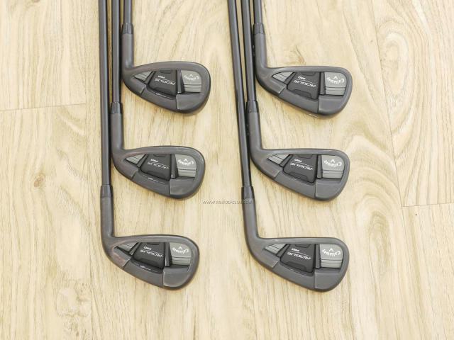 Iron set : Callaway : ชุดเหล็ก Callaway Rogue Pro Black CF18 (ออกปี 2018 นุ่ม มัน คม) มีเหล็ก 5-Pw (6 ชิ้น) ก้านเหล็ก XP 105 S300