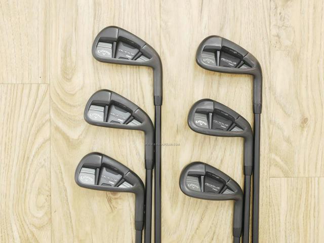 Iron set : Callaway : ชุดเหล็ก Callaway Rogue Pro Black CF18 (ออกปี 2018 นุ่ม มัน คม) มีเหล็ก 5-Pw (6 ชิ้น) ก้านเหล็ก XP 105 S300