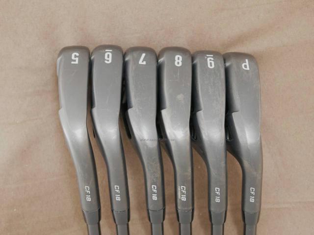 Iron set : Callaway : ชุดเหล็ก Callaway Rogue Pro Black CF18 (ออกปี 2018 นุ่ม มัน คม) มีเหล็ก 5-Pw (6 ชิ้น) ก้านเหล็ก XP 105 S300