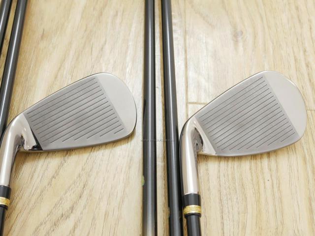 Iron set : Maruman : ชุดเหล็ก Maruman Majesty Royale (รุ่นท๊อปสุด ปี 2021 ของใหม่ 8 หมื่นบาท) มีเหล็ก 6-10,Pw (6 ชิ้น เบอร์ 6 ตีระยะเท่าเบอร์ 5 ของรุ่นอื่น) ก้านกราไฟต์ Flex R