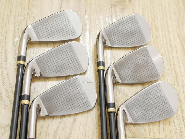 Iron set : Maruman : ชุดเหล็ก Maruman Majesty Royale (รุ่นท๊อปสุด ปี 2021 ของใหม่ 8 หมื่นบาท) มีเหล็ก 6-10,Pw (6 ชิ้น เบอร์ 6 ตีระยะเท่าเบอร์ 5 ของรุ่นอื่น) ก้านกราไฟต์ Flex R