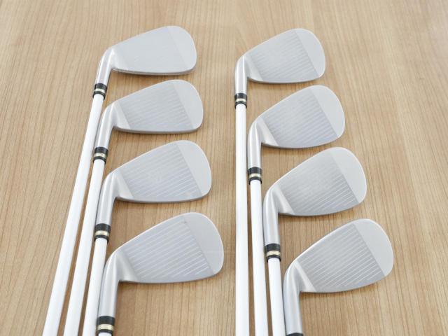 Iron set : Honma : ชุดเหล็ก Honma Beres AIZU (รุ่นปี 2023) มีเหล็ก 6-11,Aw,Sw (8 ชิ้น เทียบเท่า 5-Pw,Aw,Sw) ก้าน Honma ARMRQ MX Flex S (2 ดาว)