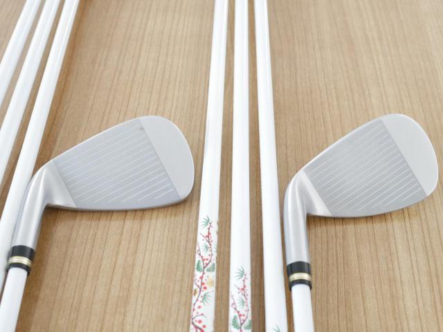Iron set : Honma : ชุดเหล็ก Honma Beres AIZU (รุ่นปี 2023) มีเหล็ก 6-11,Aw,Sw (8 ชิ้น เทียบเท่า 5-Pw,Aw,Sw) ก้าน Honma ARMRQ MX Flex S (2 ดาว)
