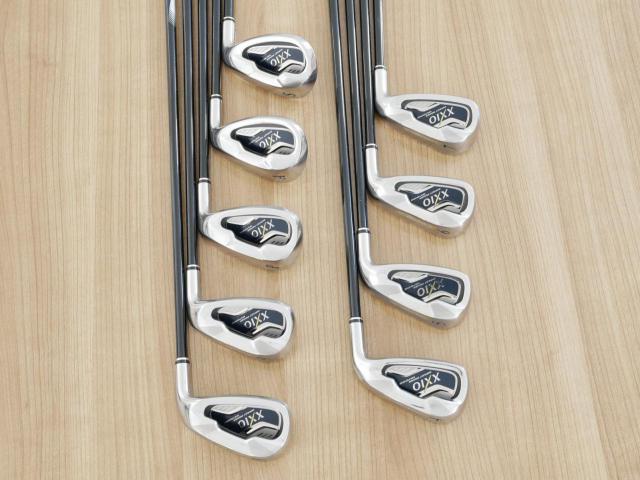 Iron set : XXIO : ชุดเหล็ก XXIO 6 (ใบใหญ่ ตีง่าย ไกล) มีเหล็ก 4-Pw,Aw,Sw (9 ชิ้น) ก้านกราไฟต์ MP-600 Flex S