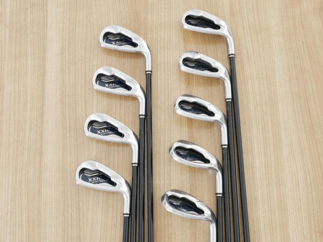 Iron set : XXIO : ชุดเหล็ก XXIO 6 (ใบใหญ่ ตีง่าย ไกล) มีเหล็ก 4-Pw,Aw,Sw (9 ชิ้น) ก้านกราไฟต์ MP-600 Flex S