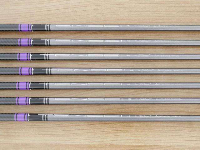 Iron set : Titleist : ชุดเหล็ก Titleist T400 (ตีง่ายที่สุด ไกลที่สุด ออกปี 2020) มีเหล็ก 7-Pw,43,49,55 (7 ชิ้น) ก้านกราไฟต์ Mitsubishi TENSEI 40 Flex R2
