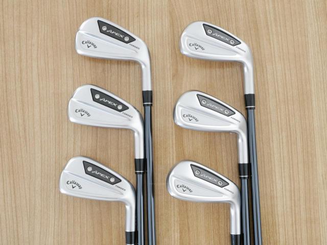 Iron set : Callaway : ชุดเหล็ก Callaway APEX Ai300 Forged (รุ่นล่าสุด ออกปี 2024) มีเหล็ก 5-Pw (6 ชิ้น) ก้านกราไฟต์ UST Mamiya RECOIL DART 6 Flex R