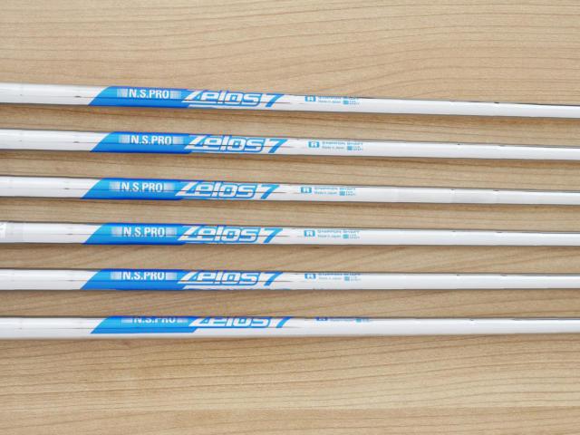 Iron set : Ping : ชุดเหล็ก Ping G710 (ปี 2021 Japan Spec. ใบใหญ่ ง่ายที่สุด ไกลที่สุดของ Ping) มีเหล็ก 5-Pw (6 ชิ้น) ก้านเหล็ก NS Pro Zelos 7 Flex R