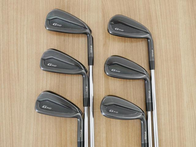 Iron set : Ping : ชุดเหล็ก Ping G710 (ปี 2021 Japan Spec. ใบใหญ่ ง่ายที่สุด ไกลที่สุดของ Ping) มีเหล็ก 5-Pw (6 ชิ้น) ก้านเหล็ก NS Pro Zelos 7 Flex R