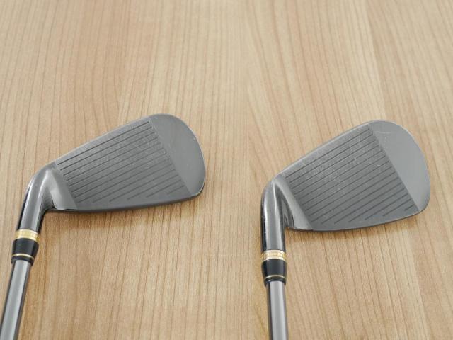 Iron set : Tourstage : ชุดเหล็ก Tourstage EXE Super Premium (ตัวท้อปสุด หน้าเด้ง) มีเหล็ก 5-Pw,Aw,Sw (8 ชิ้น) ก้านกราไฟต์ Flex R