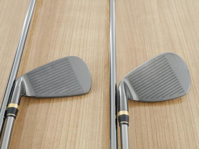 Iron set : Tourstage : ชุดเหล็ก Tourstage EXE Super Premium (ตัวท้อปสุด หน้าเด้ง) มีเหล็ก 5-Pw,Aw,Sw (8 ชิ้น) ก้านกราไฟต์ Flex R