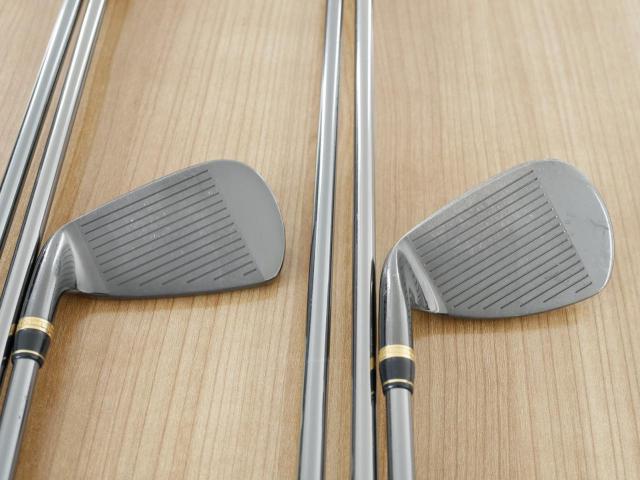 Iron set : Tourstage : ชุดเหล็ก Tourstage EXE Super Premium (ตัวท้อปสุด หน้าเด้ง) มีเหล็ก 5-Pw,Aw,Sw (8 ชิ้น) ก้านกราไฟต์ Flex R