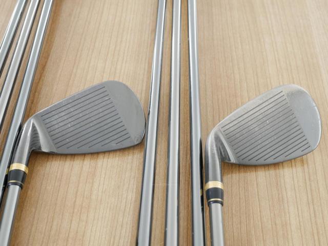 Iron set : Tourstage : ชุดเหล็ก Tourstage EXE Super Premium (ตัวท้อปสุด หน้าเด้ง) มีเหล็ก 5-Pw,Aw,Sw (8 ชิ้น) ก้านกราไฟต์ Flex R