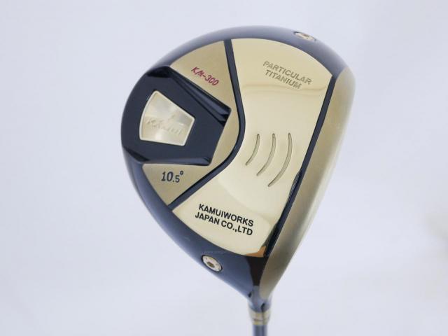 Driver : Kamuiworks : Kamuiworks KM-300 Gold (ปี 2018 หน้าเด้งเกินกฏ มีสปริงข้างใน) Loft 10.5 ก้าน Fujikura Double Kick Flex S