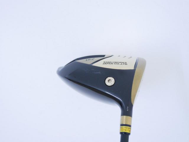 Driver : Kamuiworks : Kamuiworks KM-300 Gold (ปี 2018 หน้าเด้งเกินกฏ มีสปริงข้างใน) Loft 10.5 ก้าน Fujikura Double Kick Flex S