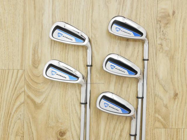 Iron set : Callaway : ชุดเหล็ก Callaway Strata มีเหล็ก 6-Pw (5 ชิ้น) ก้านเหล็ก Uniflex