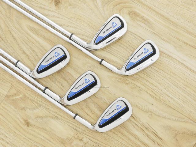 Iron set : Callaway : ชุดเหล็ก Callaway Strata มีเหล็ก 6-Pw (5 ชิ้น) ก้านเหล็ก Uniflex