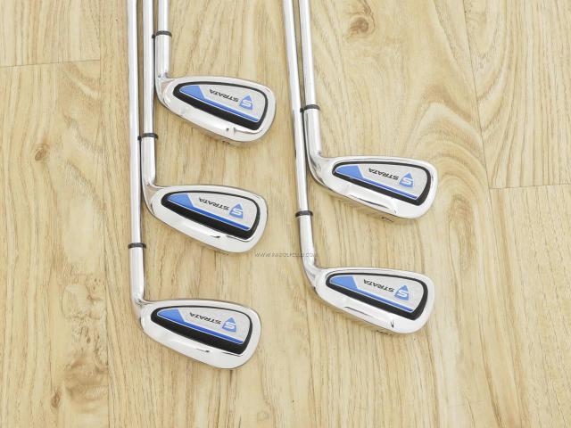 Iron set : Callaway : ชุดเหล็ก Callaway Strata มีเหล็ก 6-Pw (5 ชิ้น) ก้านเหล็ก Uniflex