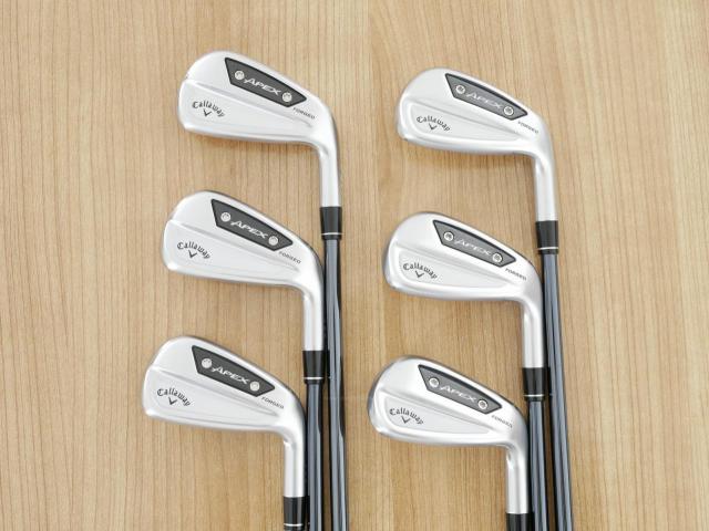 Iron set : Callaway : ชุดเหล็ก Callaway APEX Ai300 Forged (รุ่นล่าสุด ออกปี 2024) มีเหล็ก 5-Pw (6 ชิ้น) ก้านกราไฟต์ UST Mamiya RECOIL DART 6 Flex R