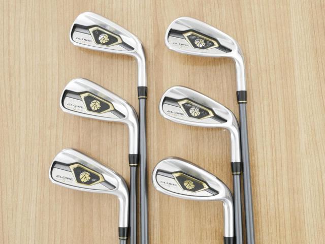 Iron set : Taylormade : ชุดเหล็ก Taylormade Gloire G (รุ่นท๊อปสุด ตีไกลมากๆ เหล็ก 7 Loft 26.5 หน้าเด้ง) มีเหล็ก 6-Pw,Aw (6 ชิ้น) ก้านกราไฟต์ Flex S
