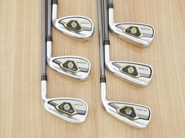 Iron set : Taylormade : ชุดเหล็ก Taylormade Gloire G (รุ่นท๊อปสุด ตีไกลมากๆ เหล็ก 7 Loft 26.5 หน้าเด้ง) มีเหล็ก 6-Pw,Aw (6 ชิ้น) ก้านกราไฟต์ Flex S