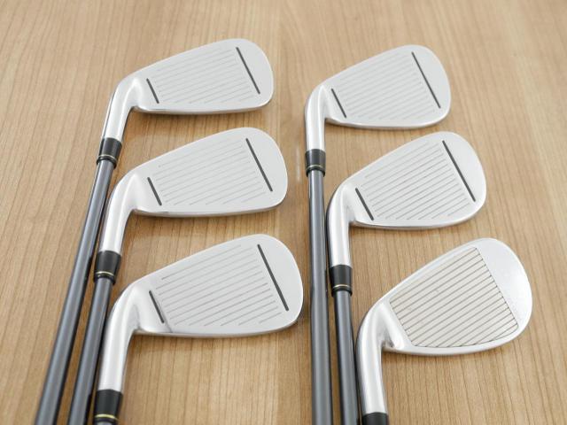 Iron set : Taylormade : ชุดเหล็ก Taylormade Gloire G (รุ่นท๊อปสุด ตีไกลมากๆ เหล็ก 7 Loft 26.5 หน้าเด้ง) มีเหล็ก 6-Pw,Aw (6 ชิ้น) ก้านกราไฟต์ Flex S