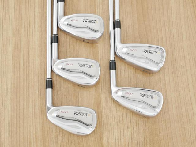 Iron set : Epon : ชุดเหล็ก EPON AF-707 Forged (รุ่นล่าสุด ปี 2024 ใบใหญ่ ตีง่าย ไกล) มีเหล็ก 6-Pw (5 ชิ้น) ก้านเหล็ก NS Pro ZELOS 7 Flex R