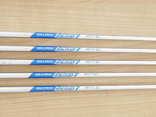 Iron set : Epon : ชุดเหล็ก EPON AF-707 Forged (รุ่นล่าสุด ปี 2024 ใบใหญ่ ตีง่าย ไกล) มีเหล็ก 6-Pw (5 ชิ้น) ก้านเหล็ก NS Pro ZELOS 7 Flex R