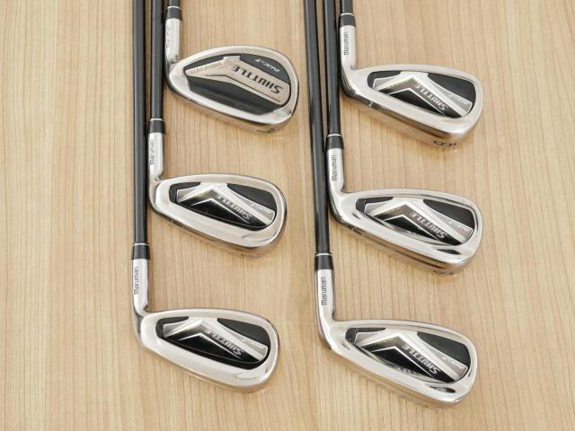 Iron set : Maruman : ชุดเหล็ก Maruman Shuttle NX-1 (ออกปี 2018 หน้าเด้งสุดๆ โกงสุดๆ เหล็ก 7 Loft 27) มีเหล็ก 7-Pw,Pa,Aw (6 ชิ้น) ก้านกราไฟต์ Flex R