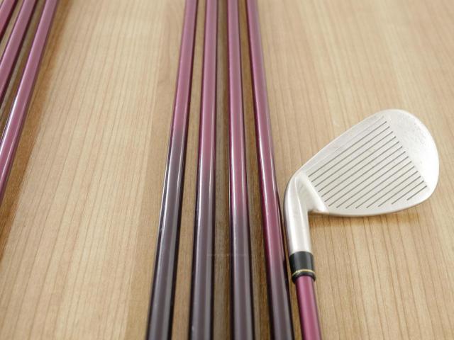 Iron set : Yonex : ชุดเหล็ก Yonex Royal DTP (ออกปี 2016 ท๊อปสุด ก้านดีมาก หน้าเด้ง ตีไกลสุดๆ) มีเหล็ก 5-Pw,Aw,As,Sw (9 ชิ้น) ก้านกราไฟต์ Flex SR