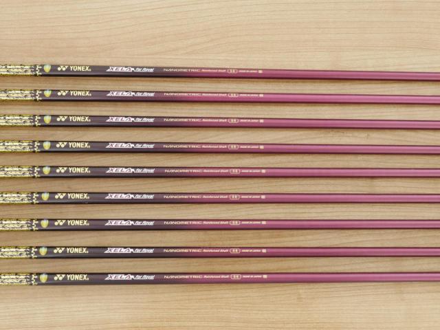Iron set : Yonex : ชุดเหล็ก Yonex Royal DTP (ออกปี 2016 ท๊อปสุด ก้านดีมาก หน้าเด้ง ตีไกลสุดๆ) มีเหล็ก 5-Pw,Aw,As,Sw (9 ชิ้น) ก้านกราไฟต์ Flex SR