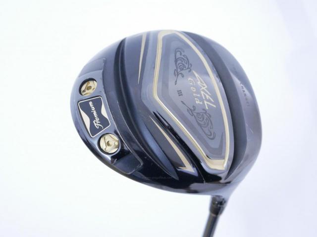 Driver : Tsuruya : Tsuruya AXEL Gold Premium III (รุ่นปี 2019 ตัวท๊อป หน้าเด้งสุดๆ COR 0.86 ของใหม่ 4 หมื่น) Loft 10.5 Flex R
